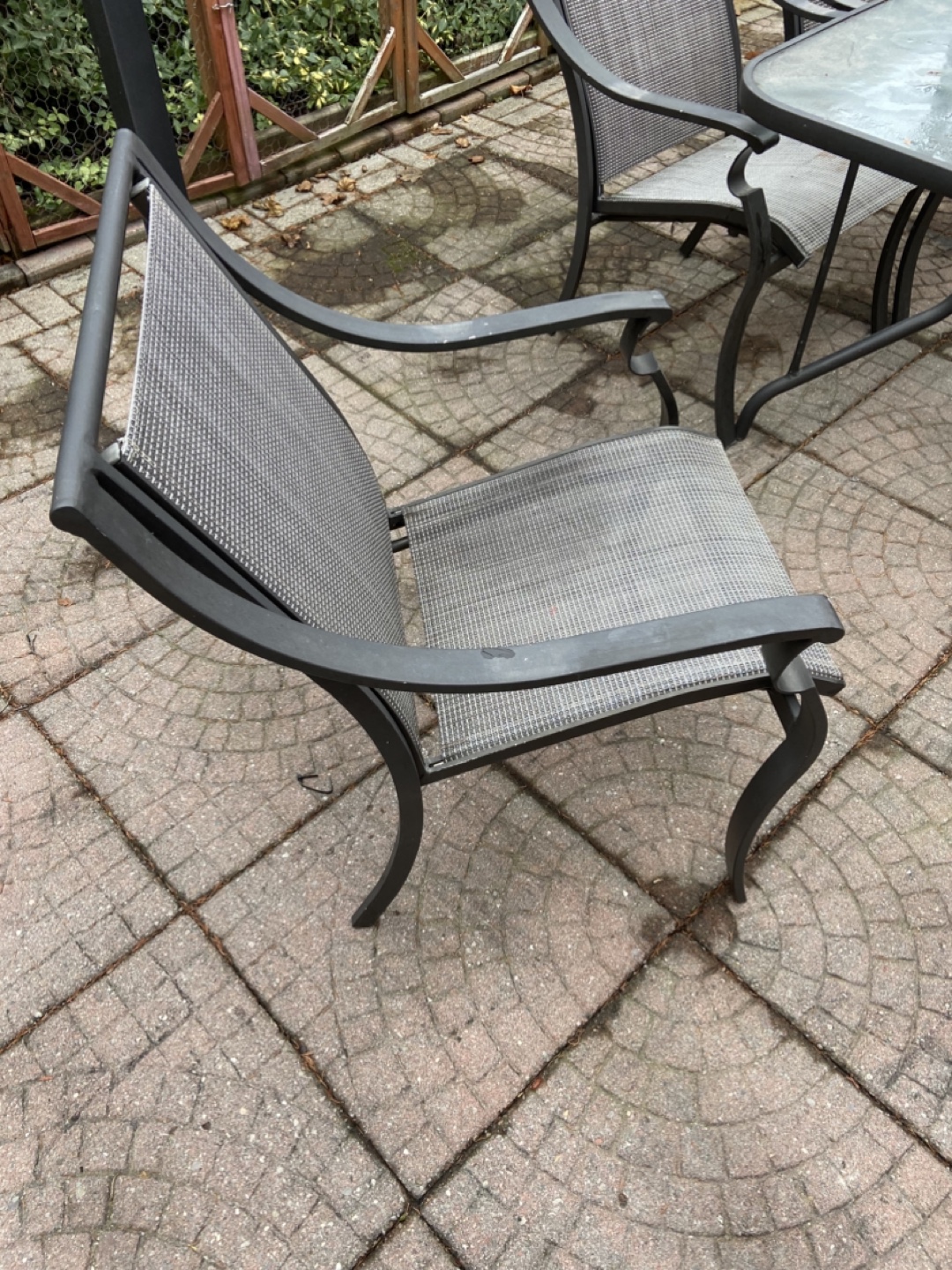 Outdoor Patio Set - 6 Chairs & Table - photo 3