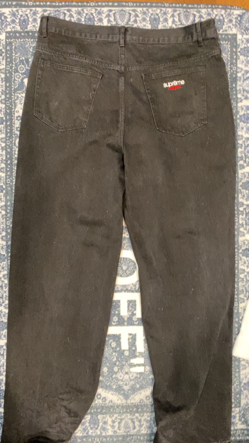 Supreme Black Jeans - Size 36 FW24 - photo 2
