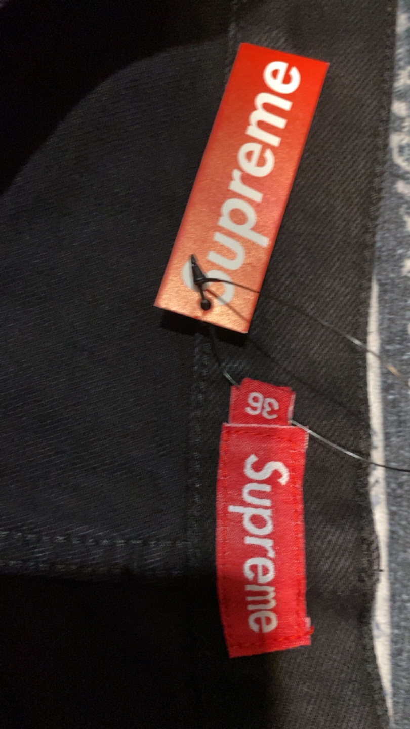 Supreme Black Jeans - Size 36 FW24 - photo 3