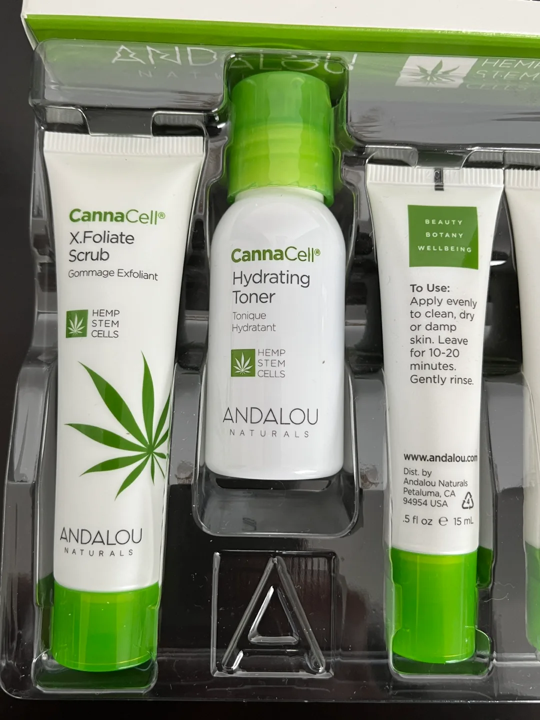 Andalou Naturals CannaCell Botanical Skin Care Get Started Kit image indicator(4)