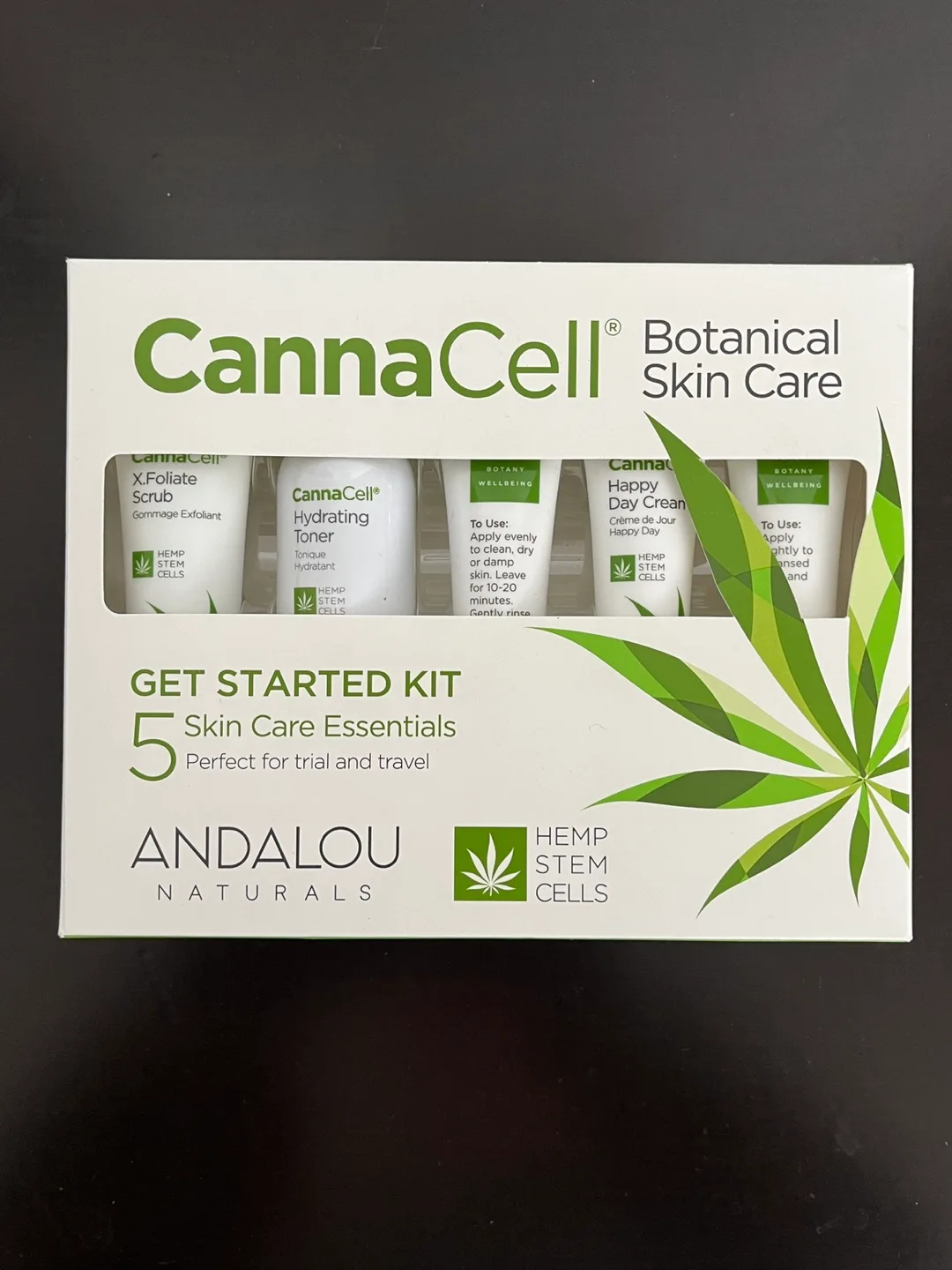 Andalou Naturals CannaCell Botanical Skin Care Get Started Kit image indicator(2)