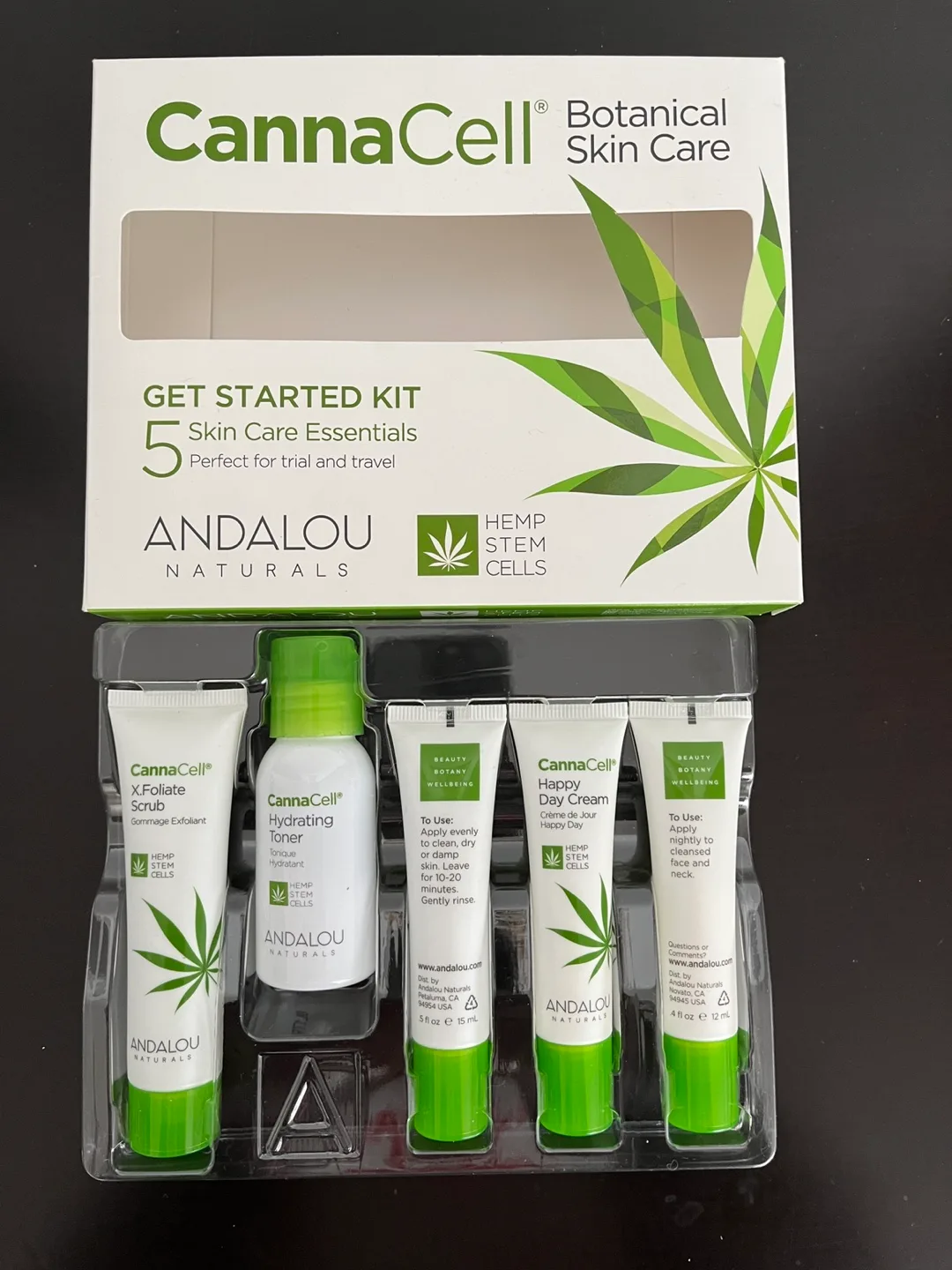 Andalou Naturals CannaCell Botanical Skin Care Get Started Kit image indicator(3)