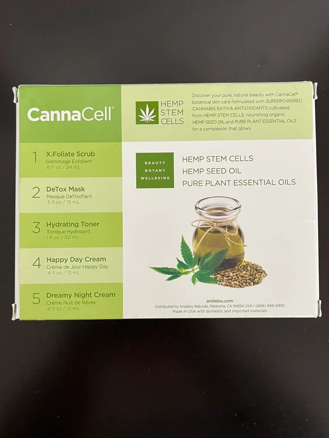 Andalou Naturals CannaCell Botanical Skin Care Get Started Kit image indicator(6)