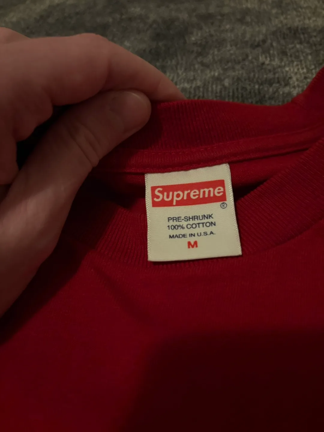 Supreme Futura Box Logo T-Shirt (Red) 2024 image indicator(4)