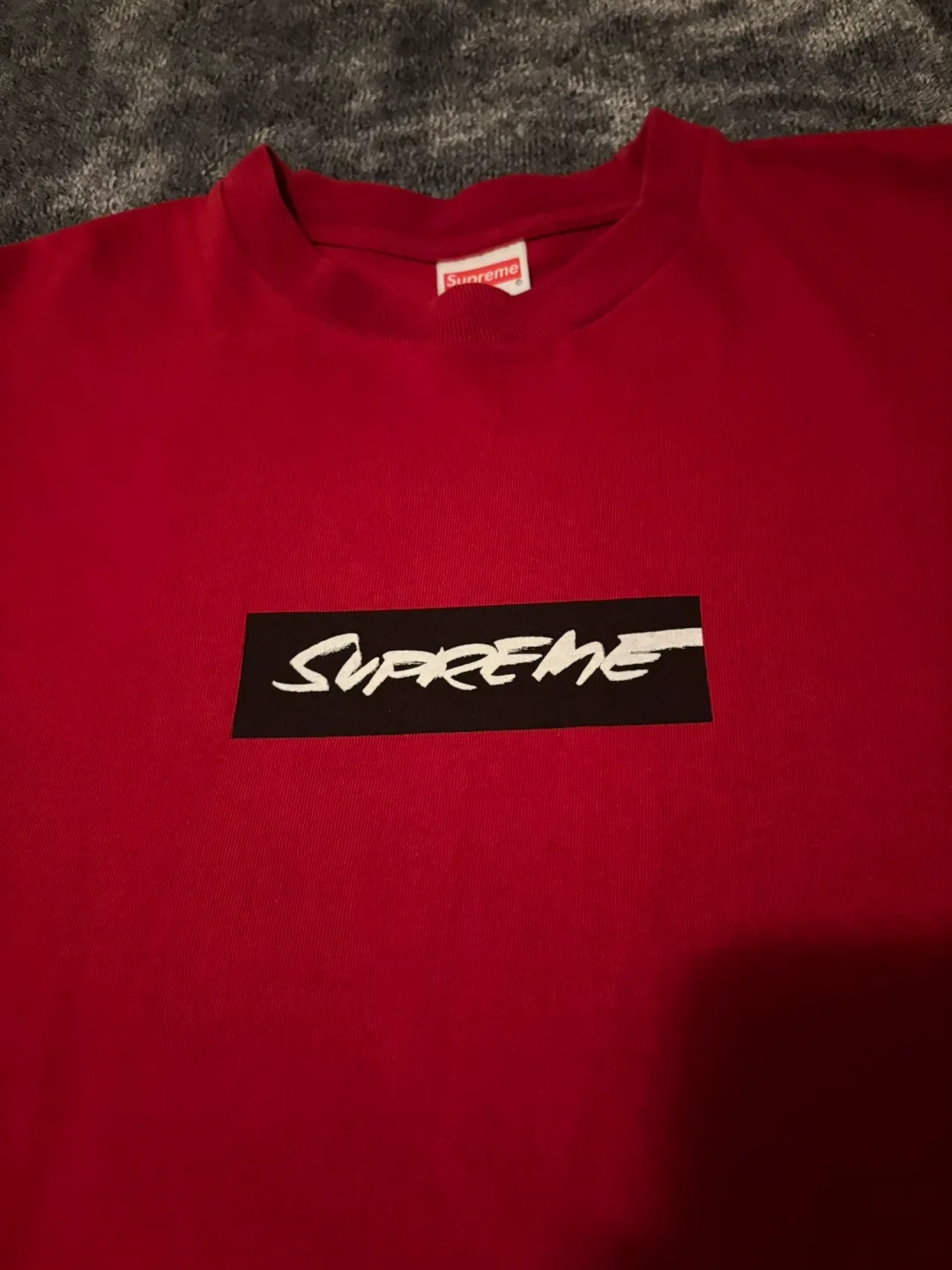 Supreme Futura Box Logo T-Shirt (Red) 2024 image indicator(2)