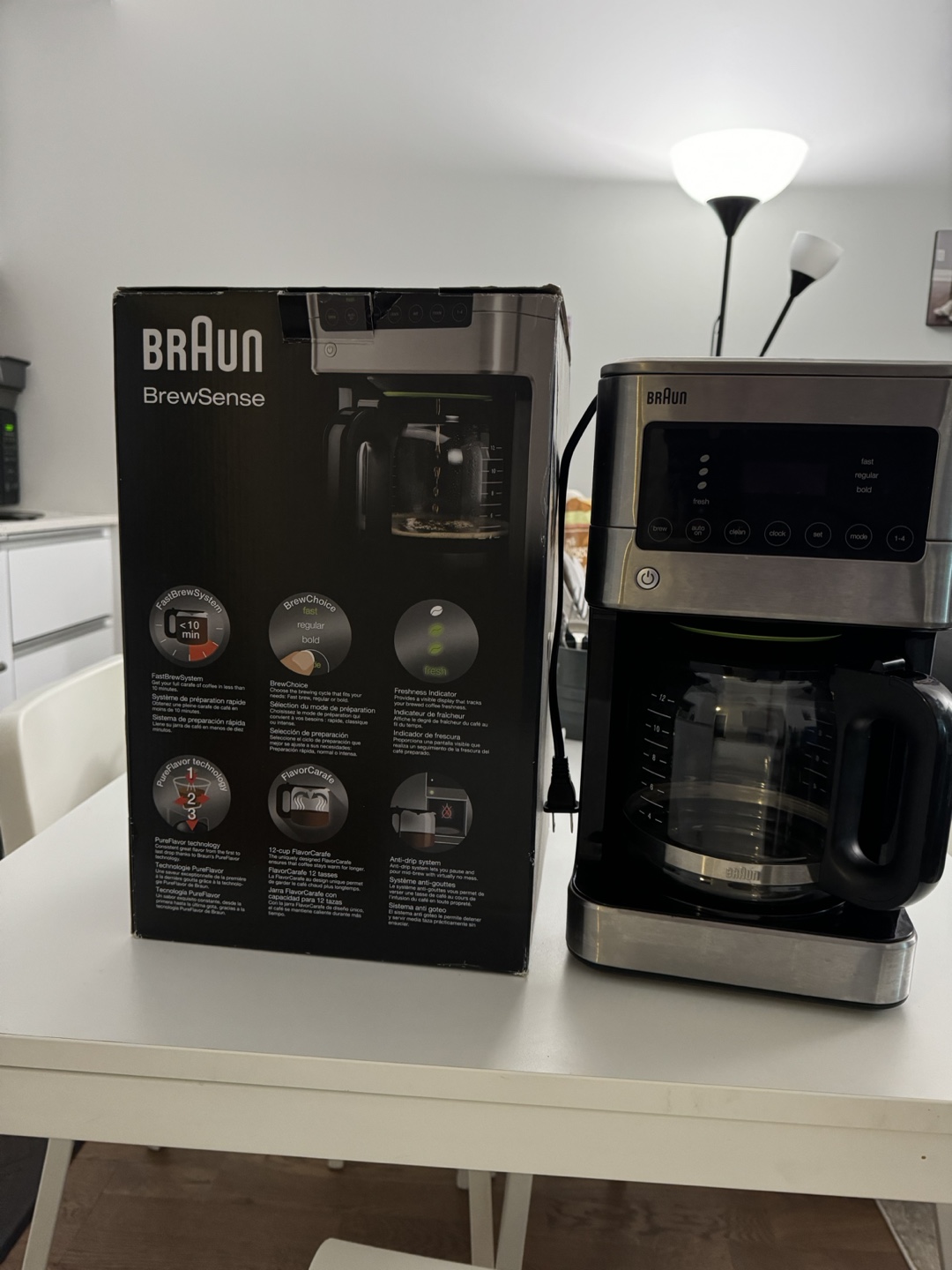 Braun BrewSense 12-Cup Coffee Maker