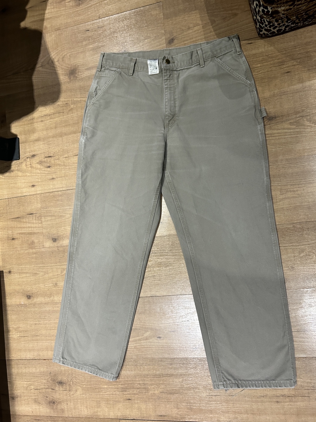 Carhartt Men's Original Dungaree Fit Work Pants - Size 38x32 - photo 2
