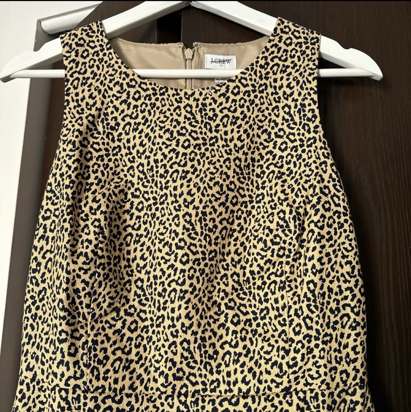 J.Crew Leopard Print Sleeveless Shift Dress - photo 2