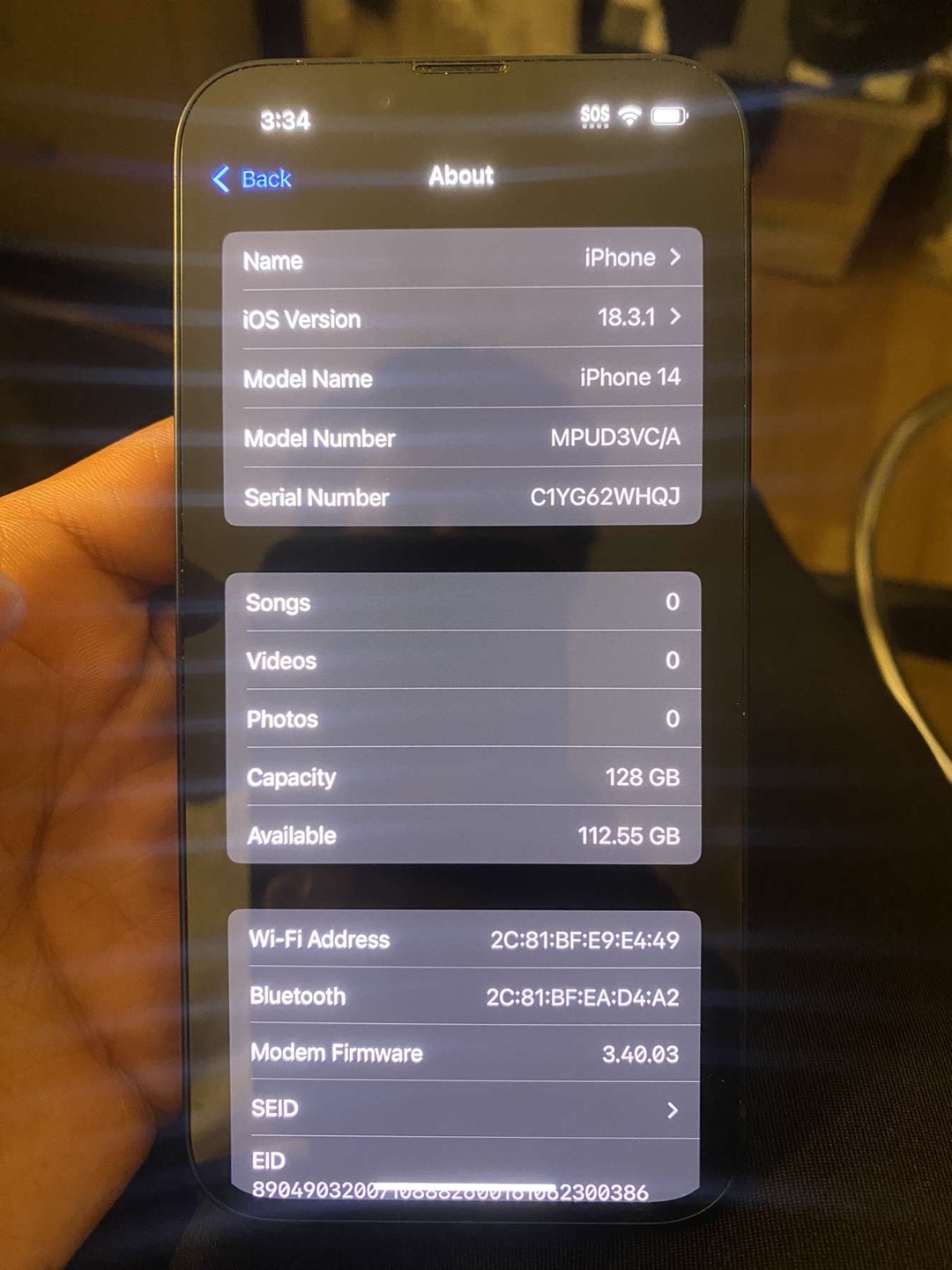 iPhone 14 128GB Midnight - photo 3