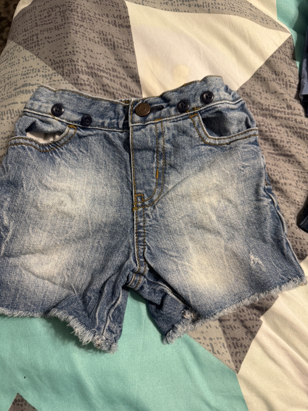 Baby Boy's Denim Shorts 12-18m
