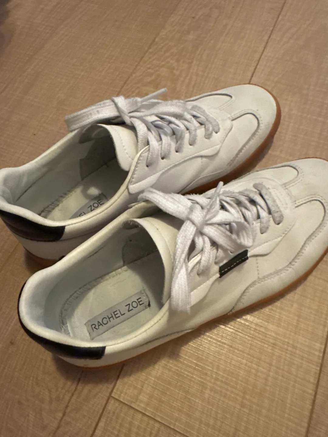 Rachel Zoe White Leather Sneakers image indicator(2)