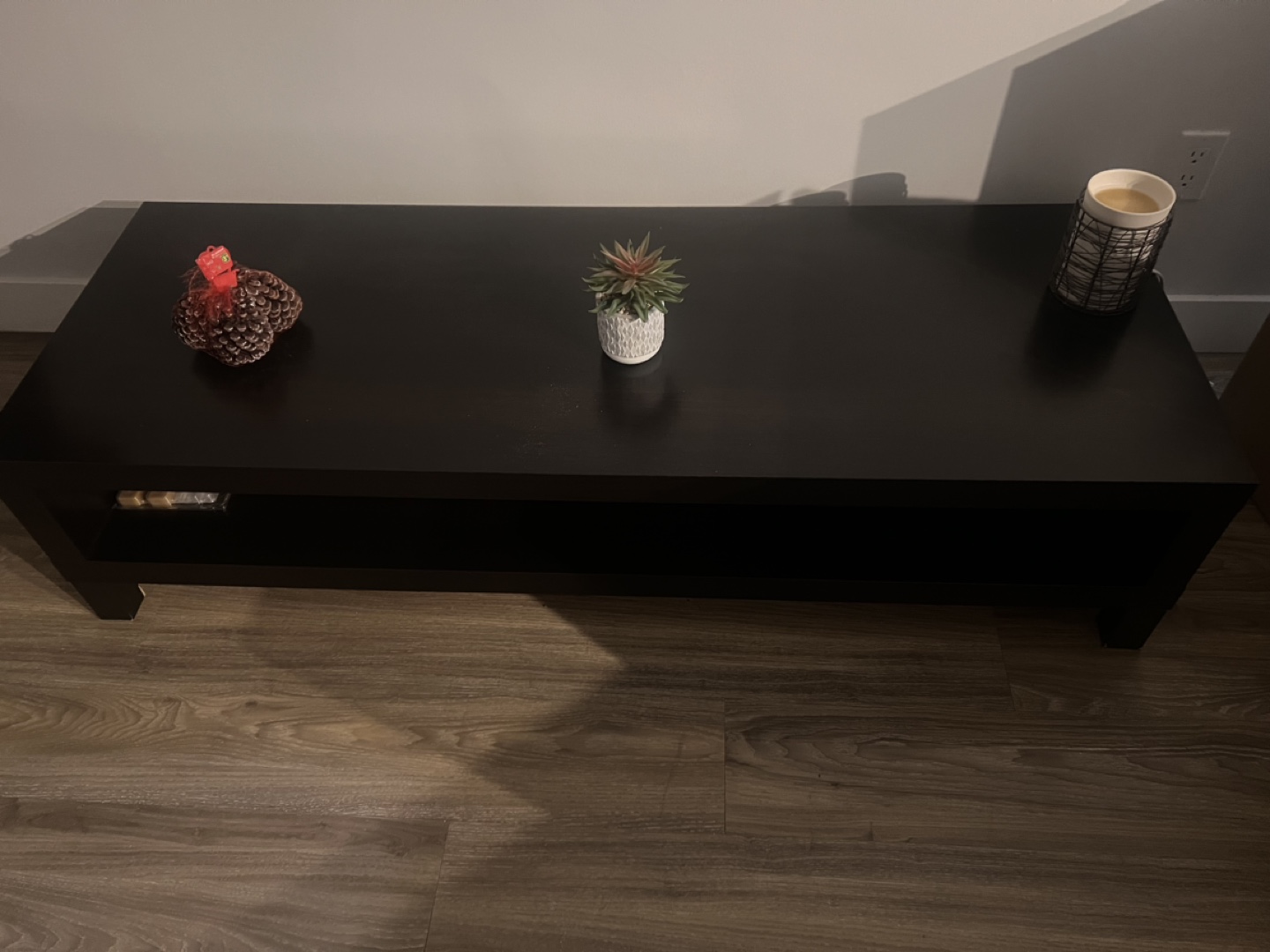 Black Low-Profile Coffee Table