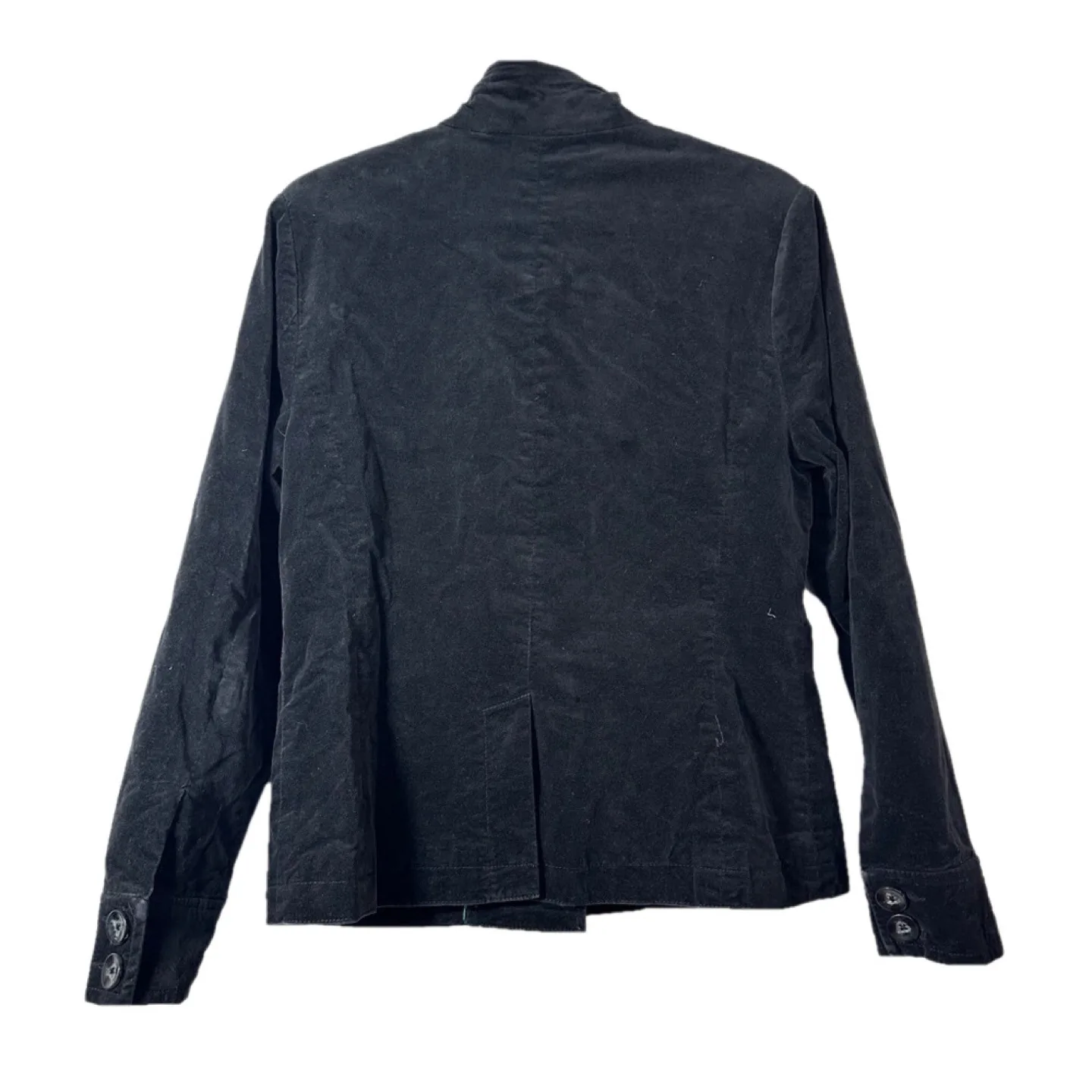 Lady Hathaway Lined Single Breasted Pockets Blazer Black Large image indicator(2)