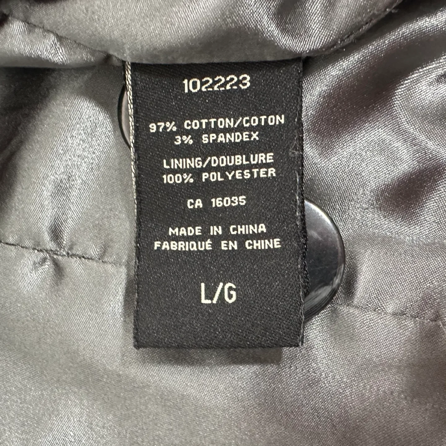 Lady Hathaway Lined Single Breasted Pockets Blazer Black Large image indicator(10)