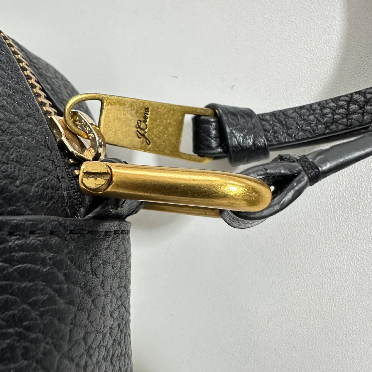 J Crew Devon Camera Bag Leopard Cow Hair Leather Crossbody Bag image indicator(7)