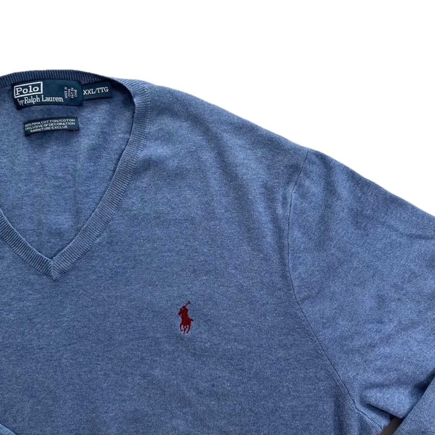 Polo by Ralph Lauren Men's V-Neck Sweater - XXL image indicator(3)