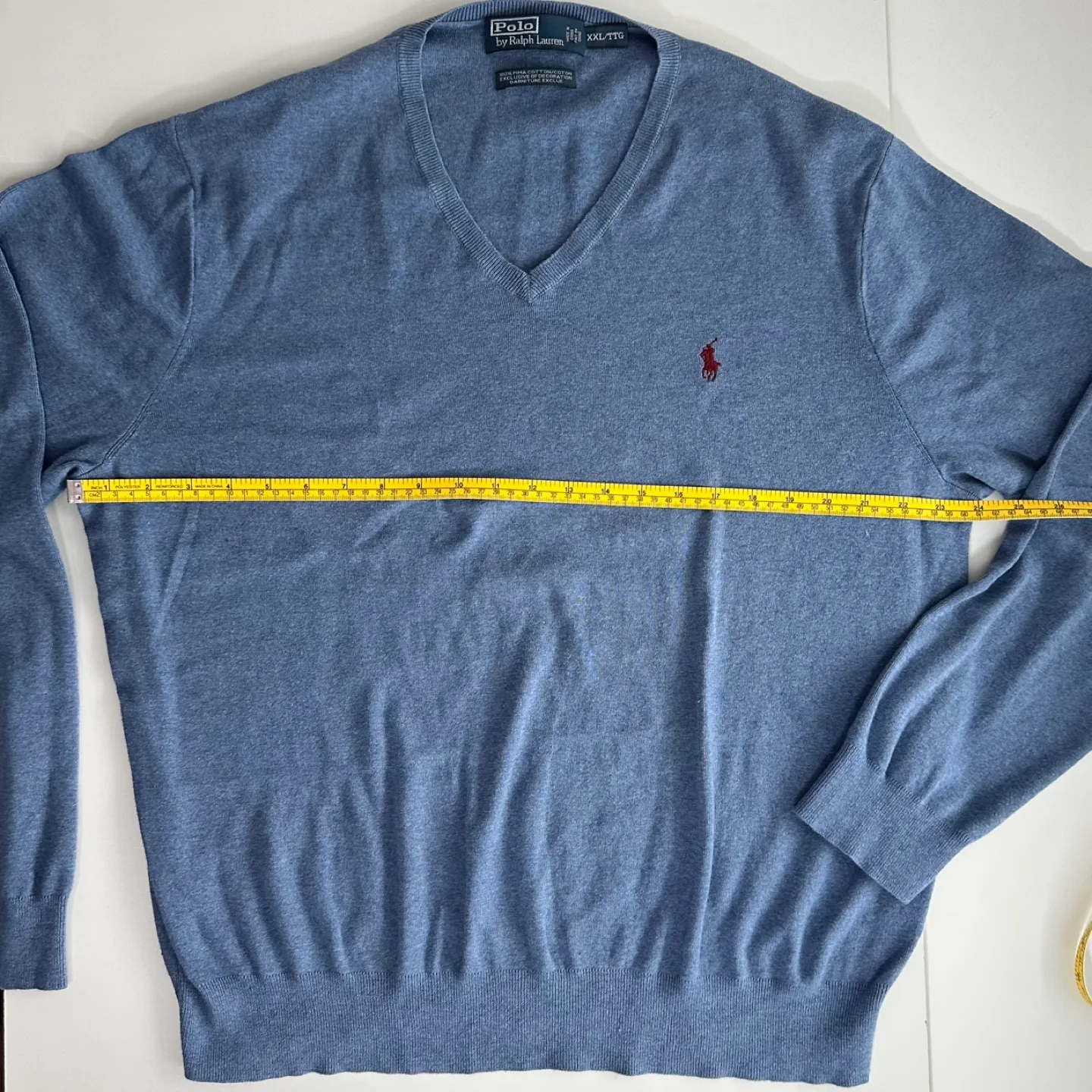 Polo by Ralph Lauren Men's V-Neck Sweater - XXL image indicator(8)