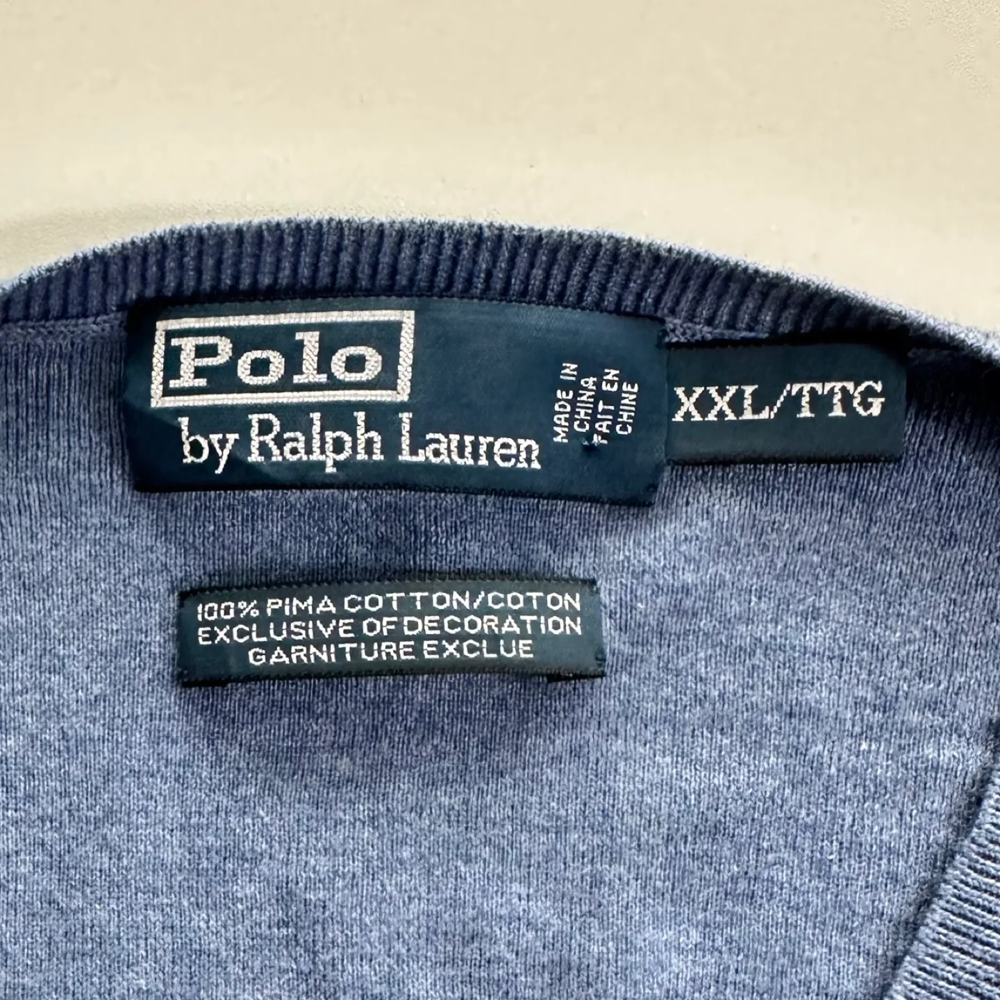 Polo by Ralph Lauren Men's V-Neck Sweater - XXL image indicator(10)