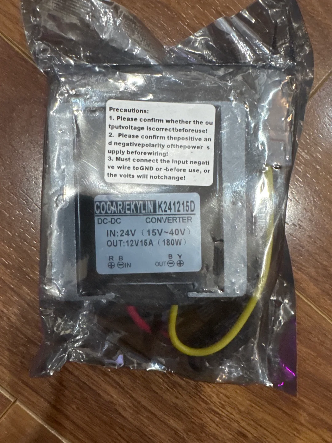 New COCARKEYLIN K241215D 24V DC-DC Converter 180W image indicator(2)