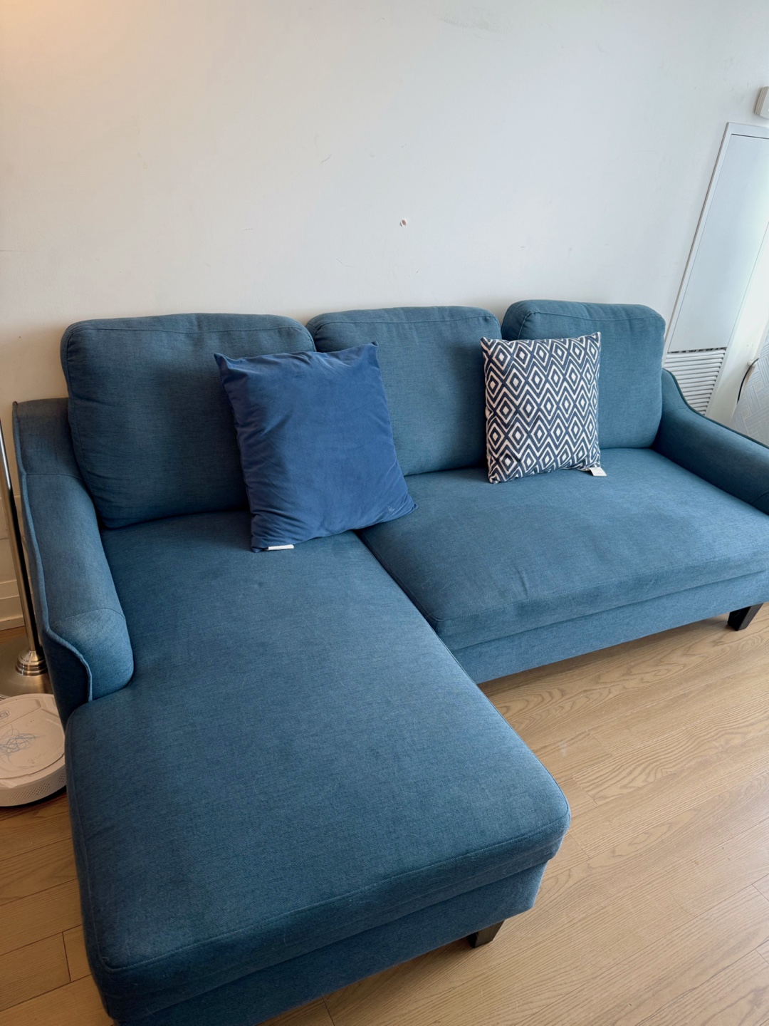 Move out sale Teal Sectional Sofa - photo 2