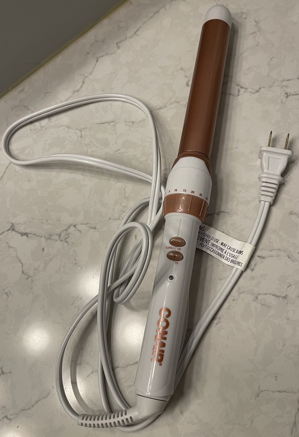 Conair Rose Gold Curling Wand