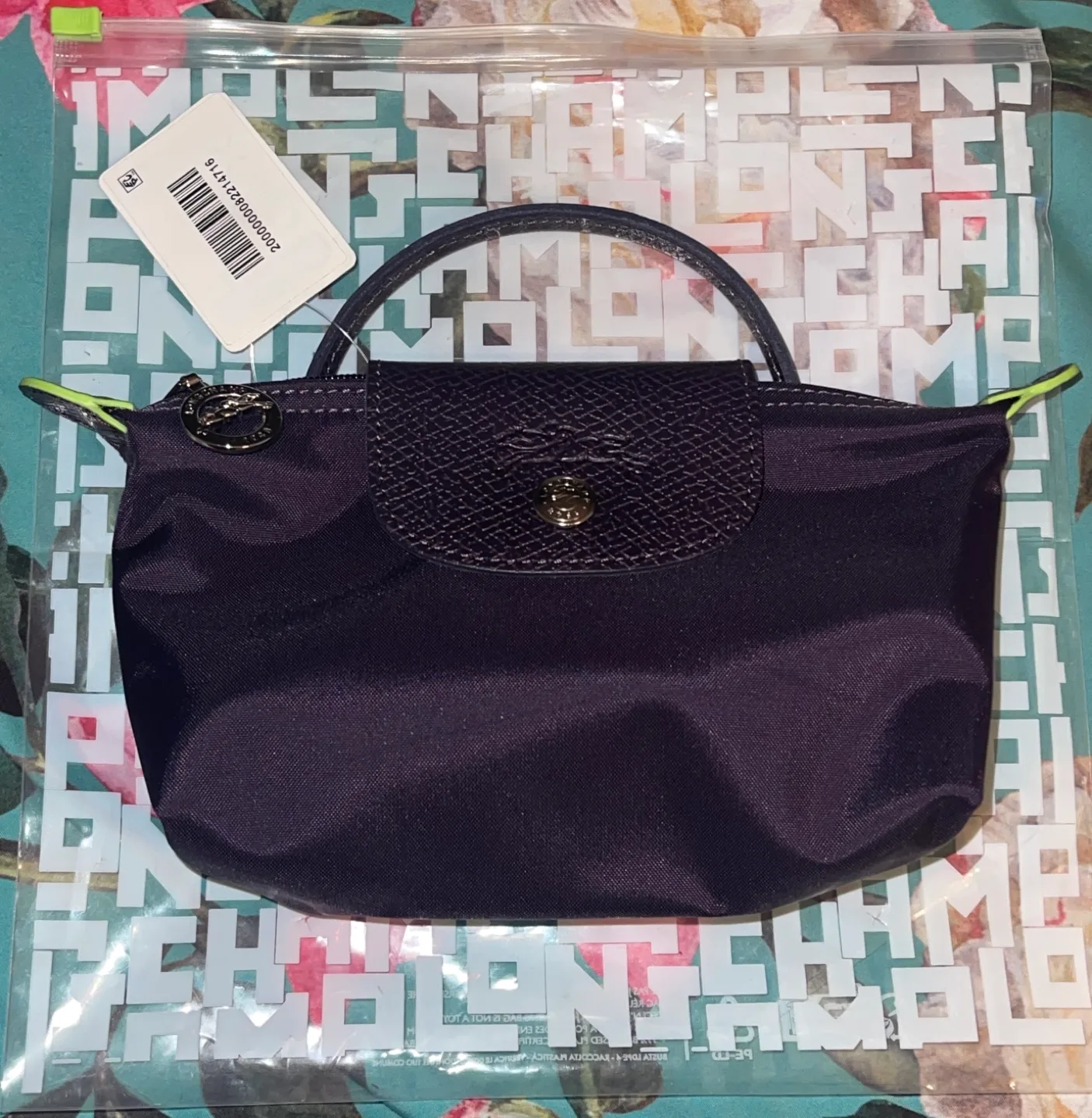 Longchamp Le Pliage Nylon Pouch with Handle thumbnail