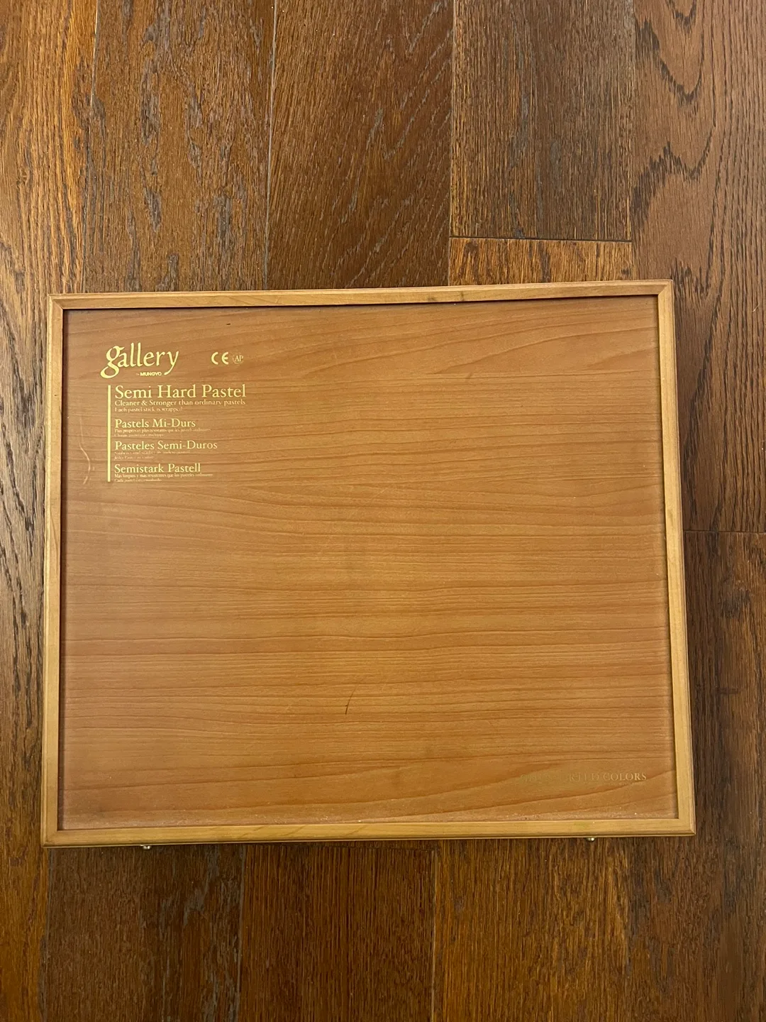 Gallery Mungyo Semi Hard Pastels 96 Colors Wood Box image indicator(2)