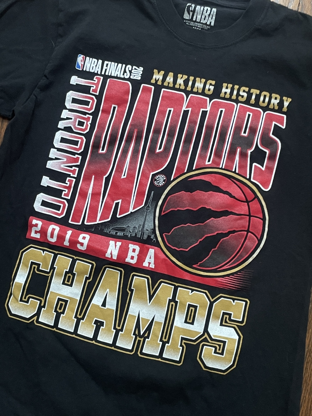 2019 NBA Champion Toronto Raptors T-Shirt - photo 2