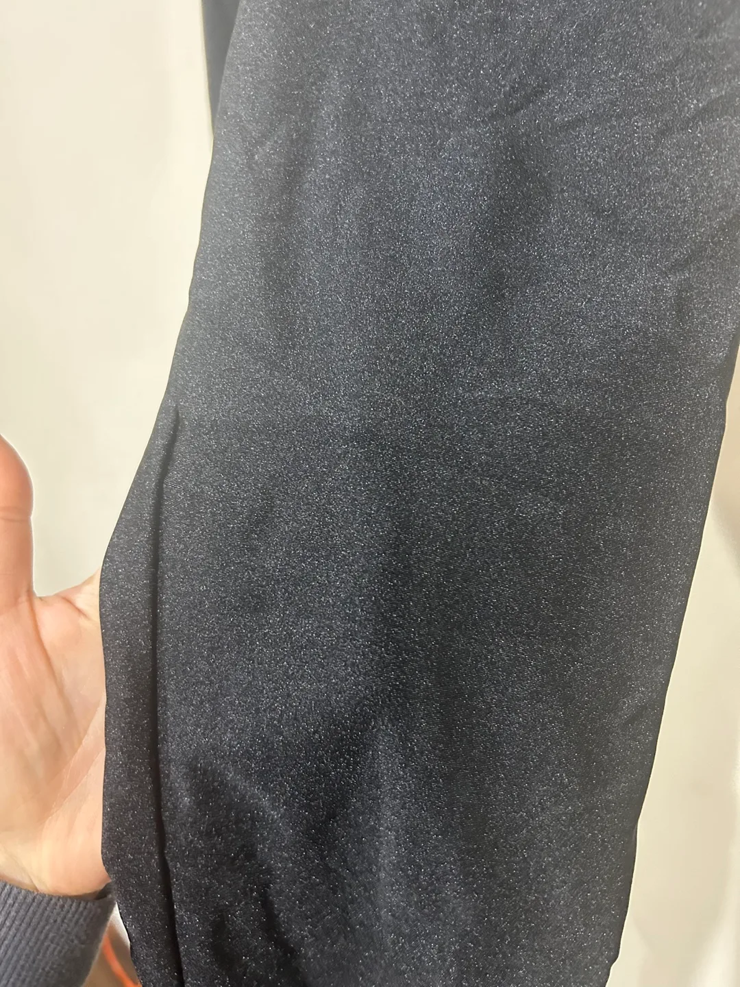 Garage high-rise shiny leggings size small , like new image indicator(6)