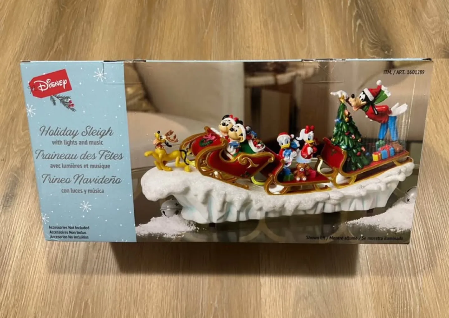 Disney Holiday Sleigh with Lights and Music - Brand New image indicator(2)