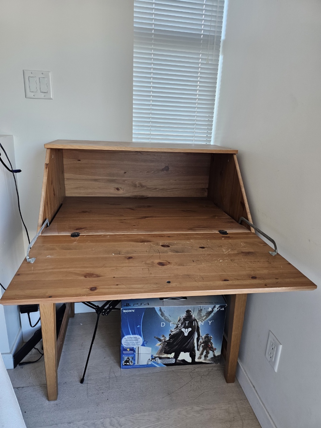 Solid Wood Secretary Desk - photo 2