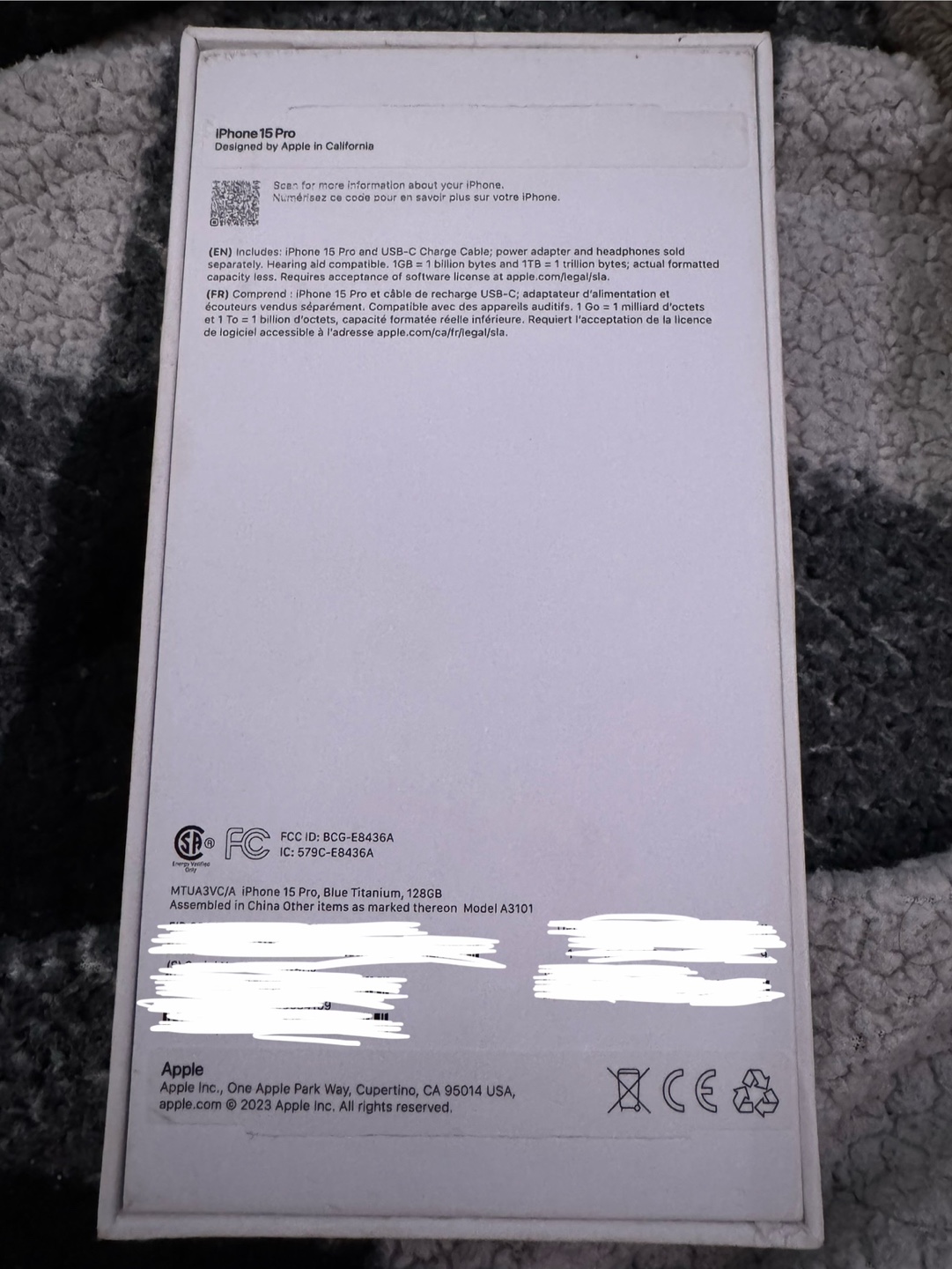 iPhone 15 Pro - 128GB - Okay condition with Wallet - photo 2