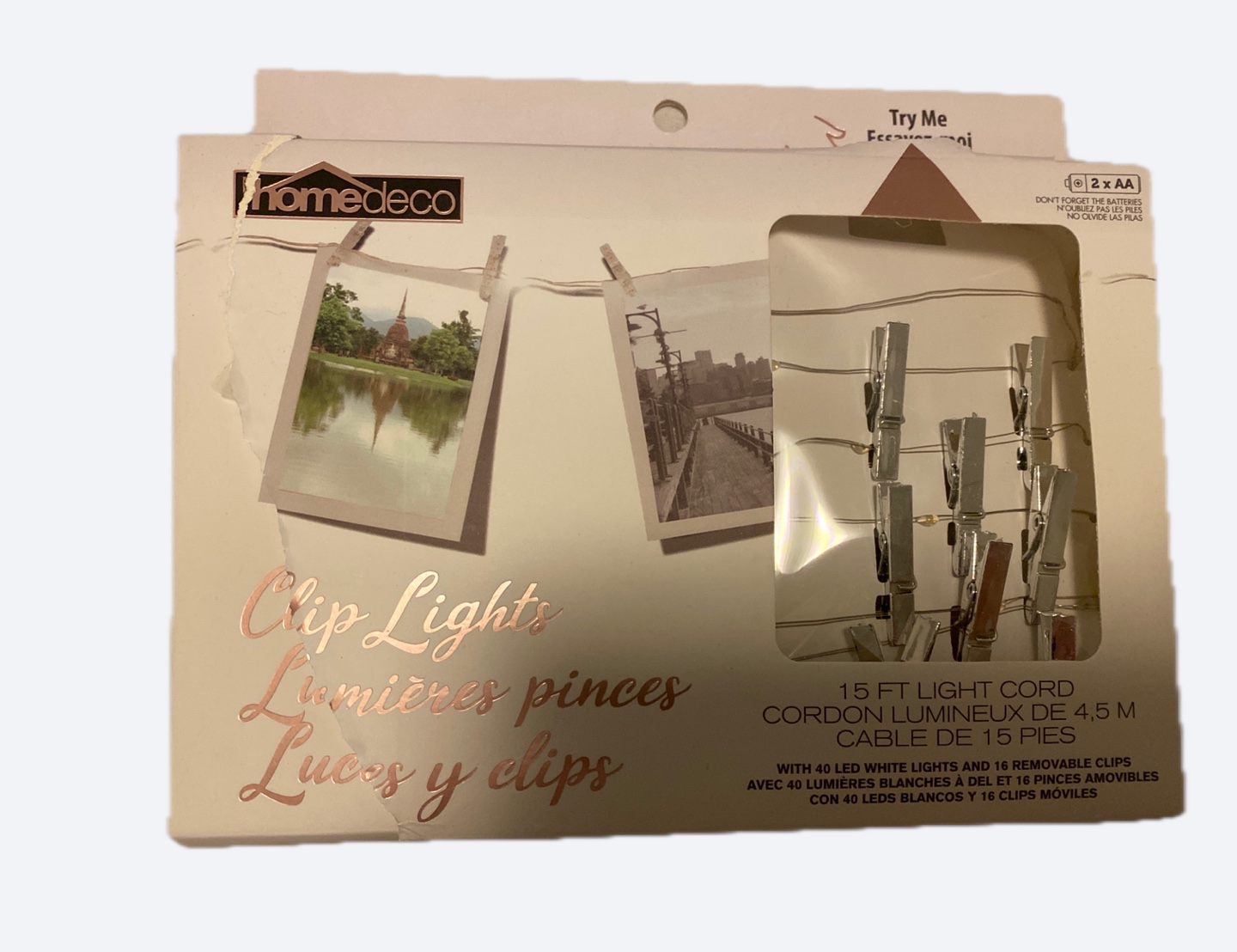 Homedeco Clip Lights with 15 Clips