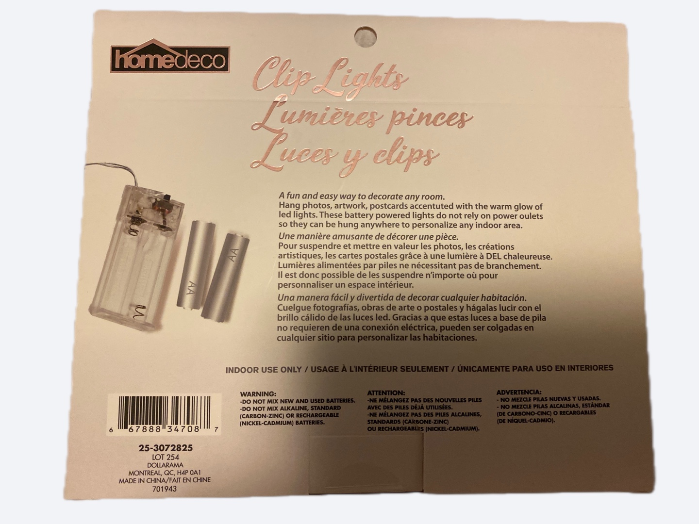Homedeco Clip Lights with 15 Clips - photo 3