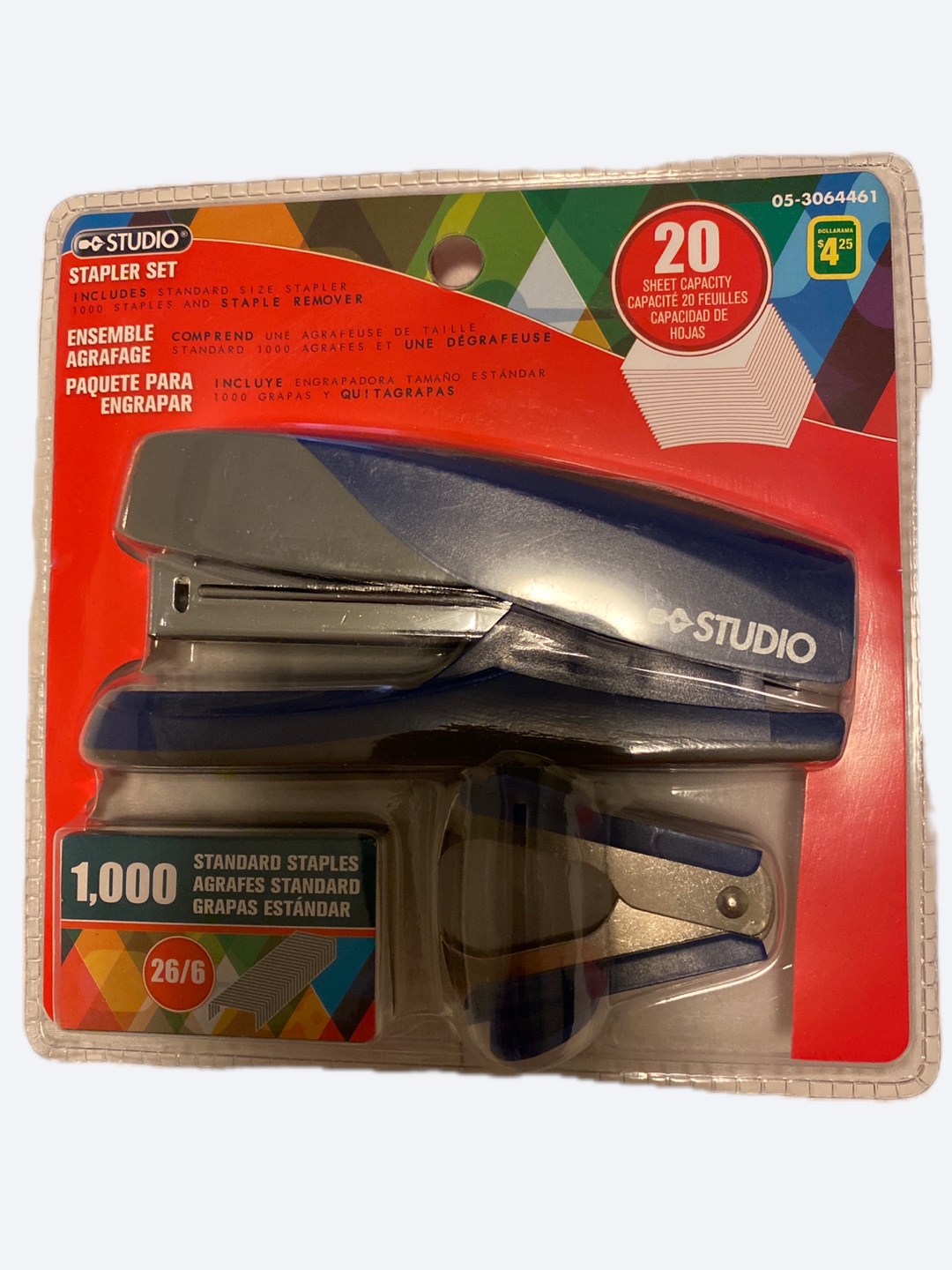 Studio Stapler Set with Staple Remover - 1000 Staples