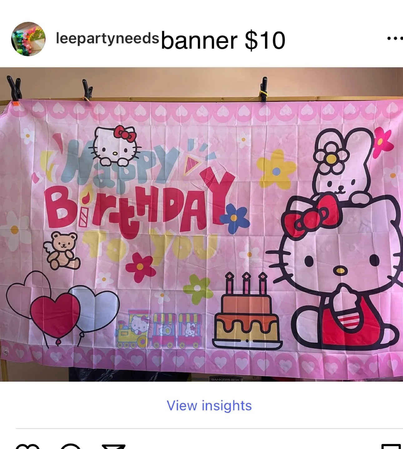 Sanrio Character Birthday Banners & Party Supplies thumbnail
