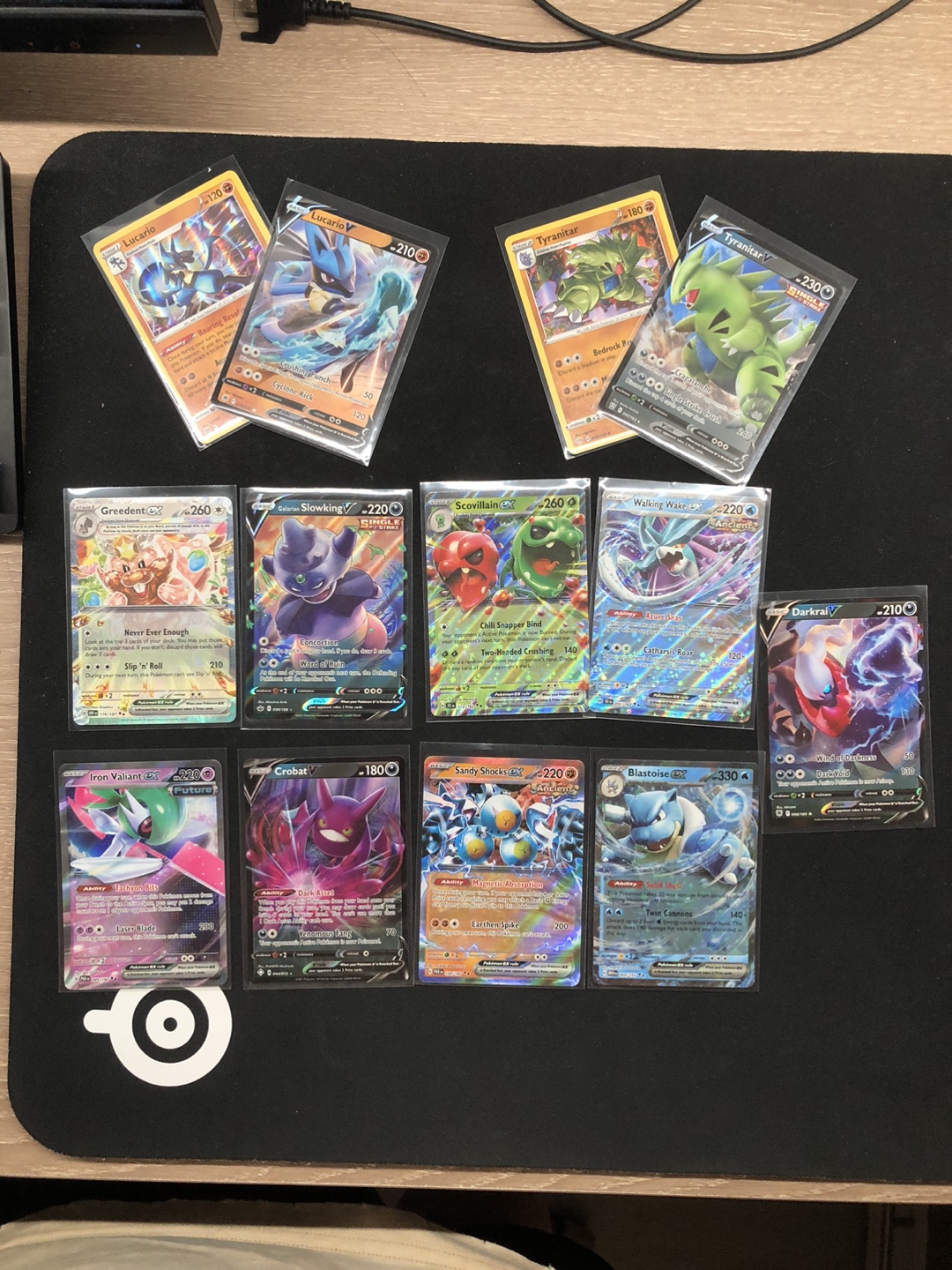 Pokémon Ex/V Trading Card Lot - photo 2