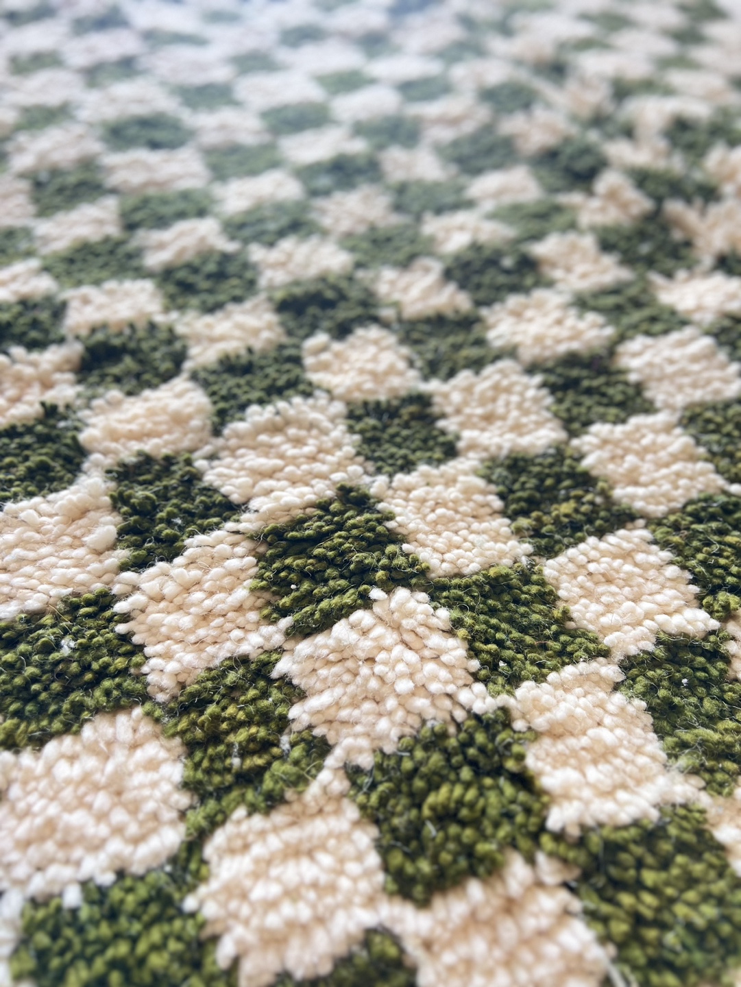 Rug Green and Cream - photo 2