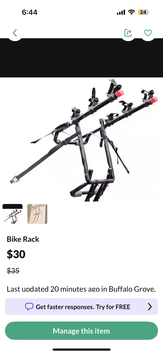 2-Bike Hitch Mount Rack