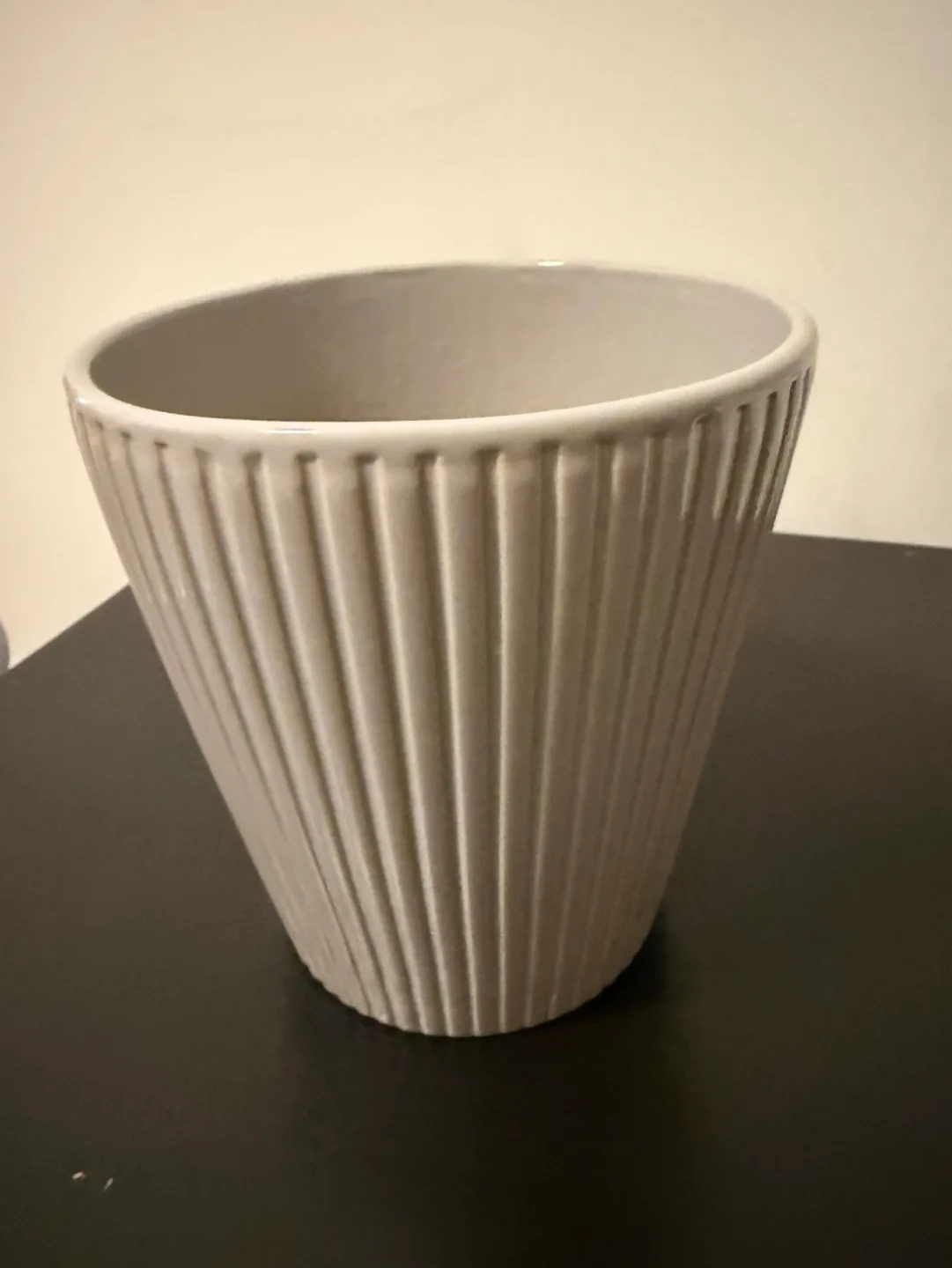 Light Grey Ceramic Planter thumbnail