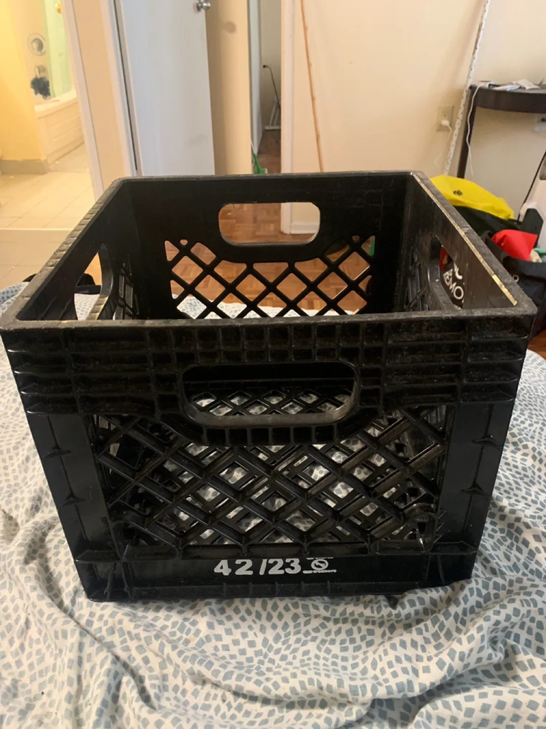 Bicycle Rear Rack with Milk Crate Basket image indicator(4)