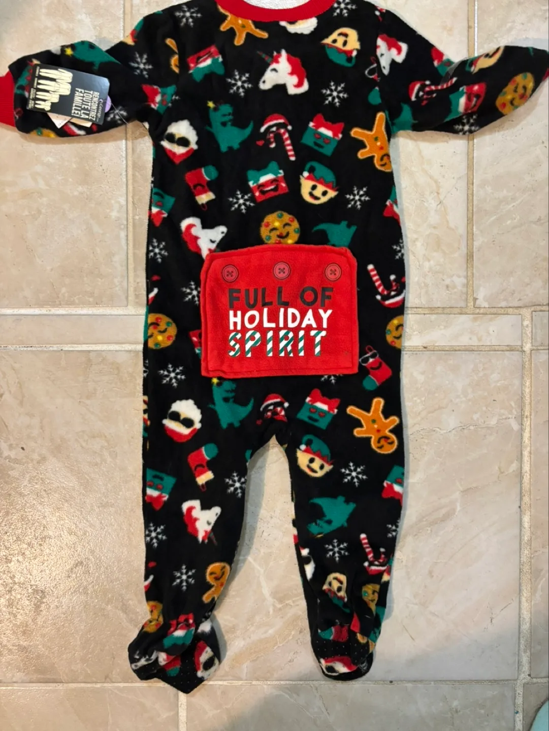 Carter's 6-12 Month Christmas Footed Pajamas image indicator(2)