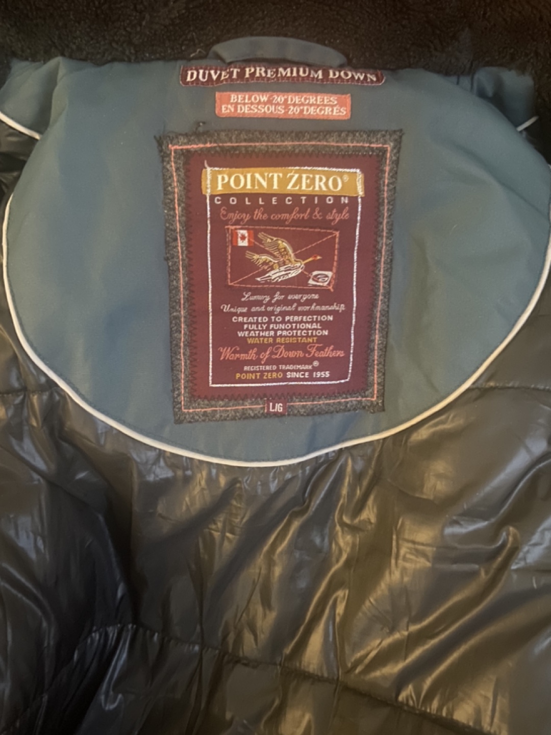 Men's Point Zero Collection Duvet Premium Down Winter Jacket - photo 4
