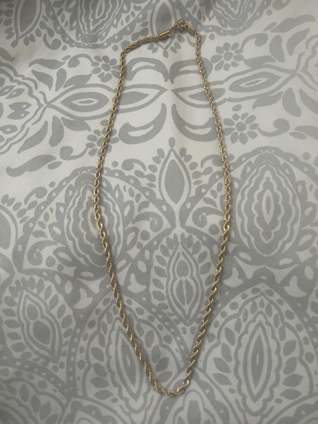 Gold Rope Chain Necklace - photo 2