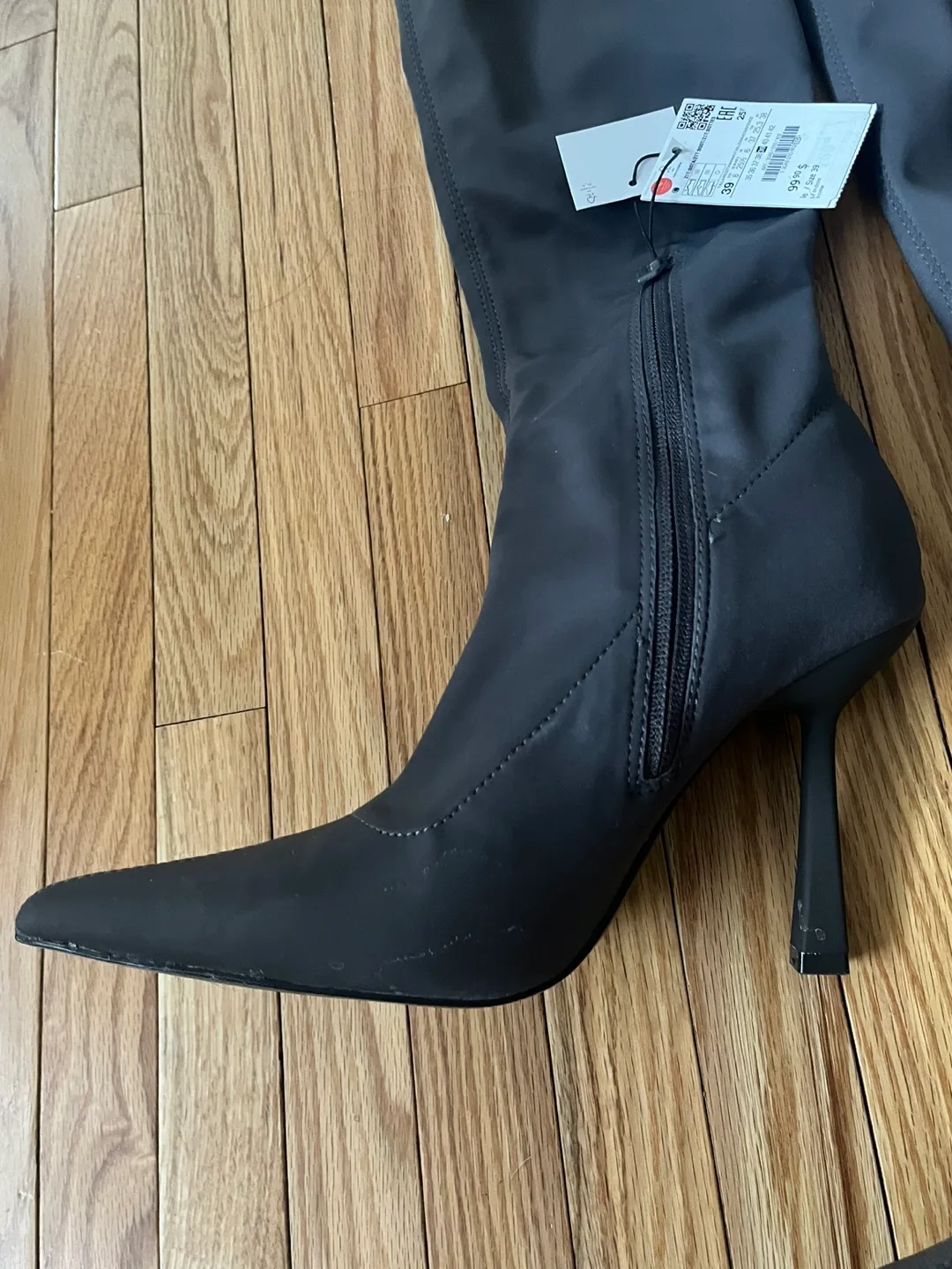 Zara Over-the-knee Pointed-toe Boots - Size 39 image indicator(4)