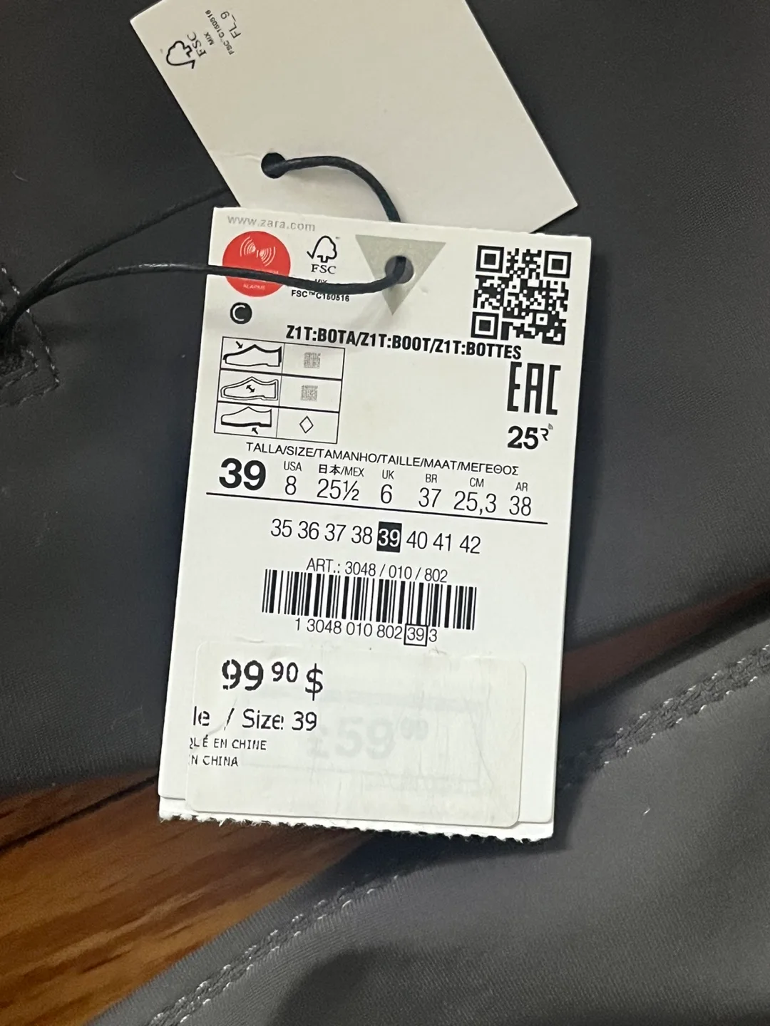 Zara Over-the-knee Pointed-toe Boots - Size 39 image indicator(3)