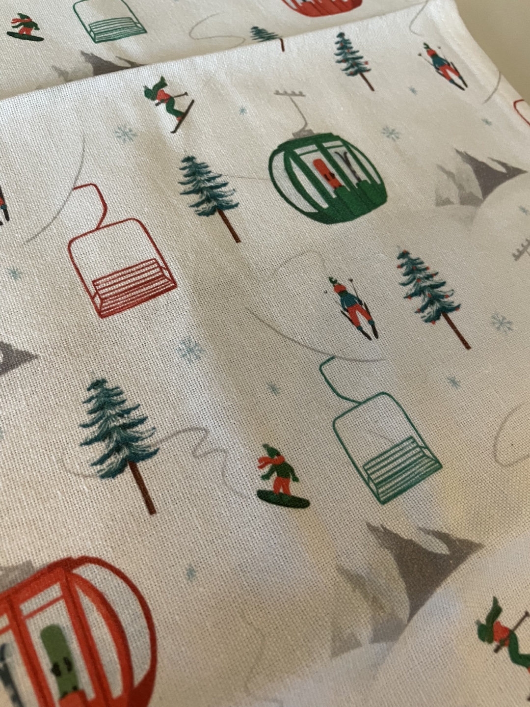 Ski Gondolas Tea Towel NEW - photo 3