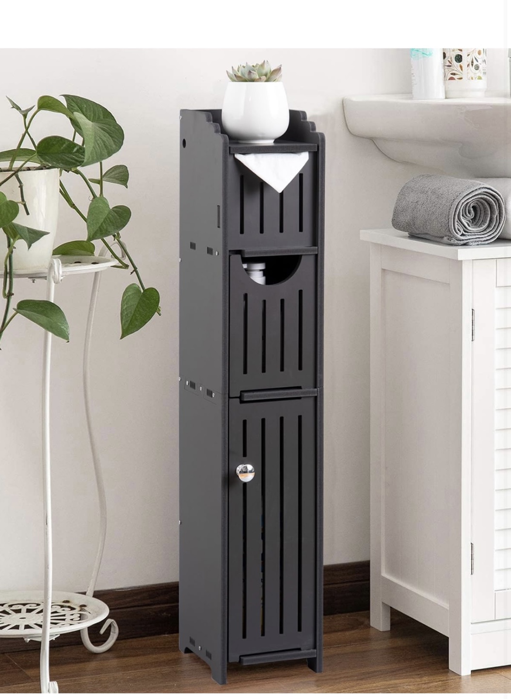 Slim Bathroom Storage Cabinet