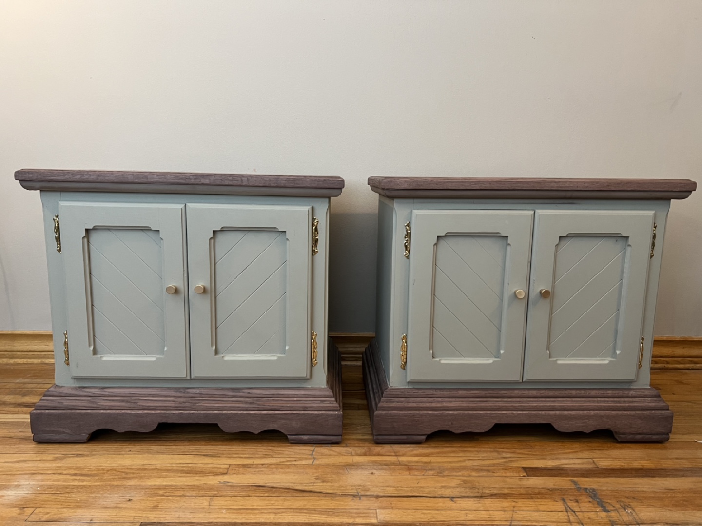 Pair of Vintage Nightstands - Refinished