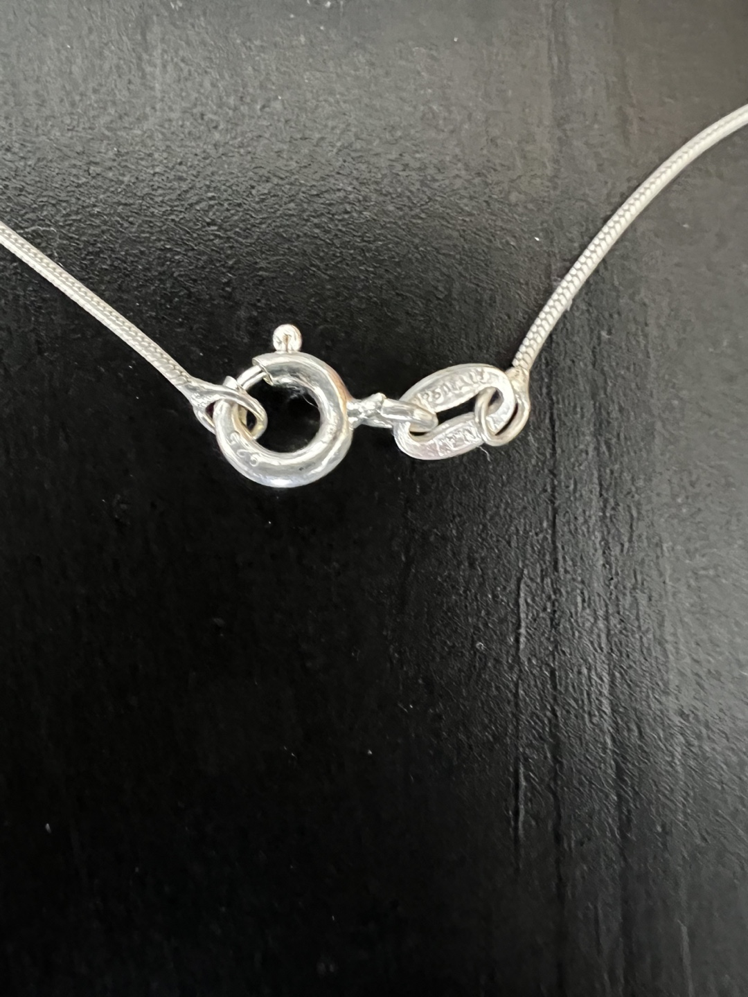 Sterling Silver Ai (Love) Character Pendant Necklace - photo 3